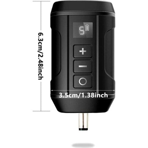 2020 New Wireless tattoo battery power supply RCA audio DC interface for Rotary Tattoo Machine fount adapter fast chargering