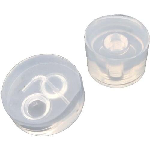 3D Mini Glass Bottle Resin Mold Drink Bottle Straw Milk Cup Resin Casting Mold B95F