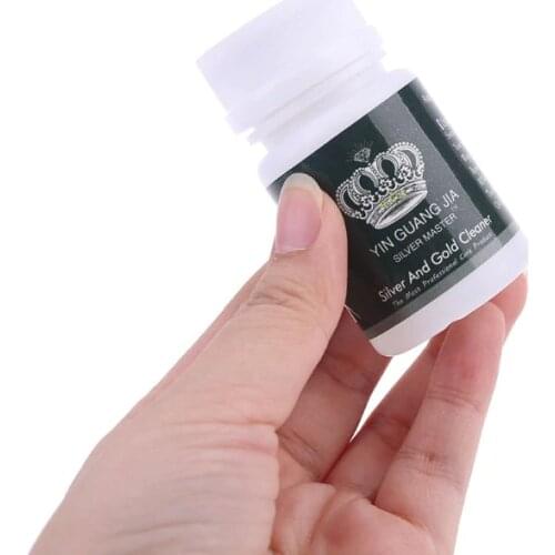 40ML Jewelry Cleaning Polishing Cloth Liquid Anti-Tarnish Silver Gold Cleaner