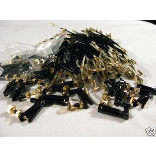 40pcs VIOLA black fine tuners+40pcs VIOLA tail GutS #6475
