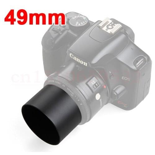 49 52 55 58 62 67 72 77 82mm Metal Lens Hood Lens Filter Thread For canon For nikon DSLR camera