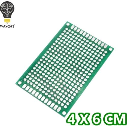 5pcs/lot 4x6 cm double Side Copper prototype pcb 4*6 panel Universal Board Free Shipping Dropshipping