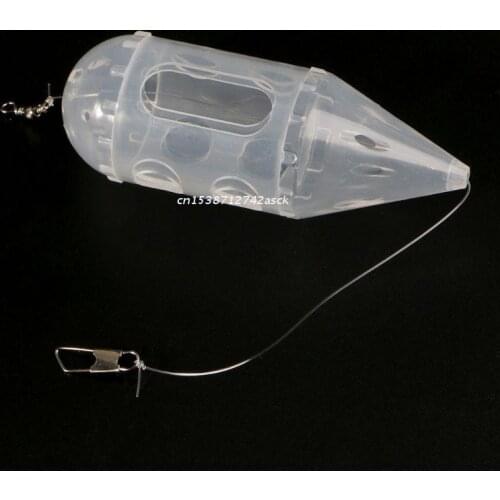 77JE 1PC New Small Bait Cage Fishing Trap Basket Feeder Holder Catcher For Angler