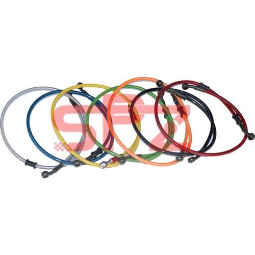 900MM 100% Brand New Motorcycle Dirt Bike Braided Brake Hose Wire Steel Brake Cable Hydraulic Banjo Tube Motorcycle Universal