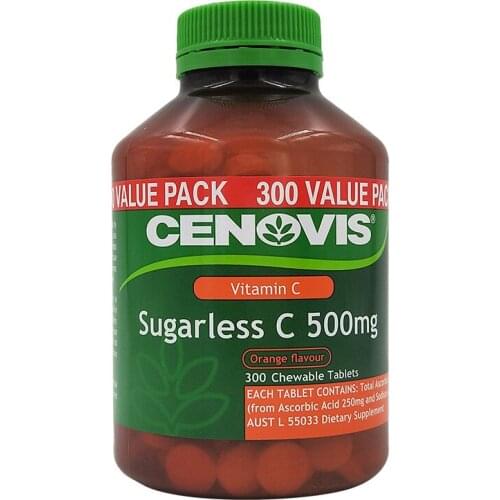 Australia Cenovis Sugarless Vitamin C VC 500mg Tablets COLD IMMUNITY Men Women Health And Wellness Vitamins Capsules Supplements