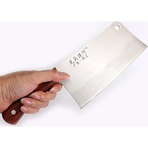 Free Shipping LDZ Brand 7Cr17Mov Steel Forged Handmade Chef Cleaver Knife Kitchen Slicing Meat Vegetable Multifunctional Knives