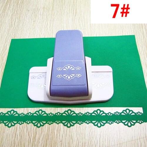 Big size Fancy border punch flower design embossing punch scrapbooking handmade edge device DIY paper cutter Craft gift 7