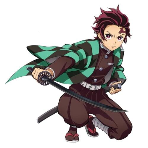 Demon Killer nezuko Camado color car stickers for Volkswagen BMW E46 E90 Passat B6 sticker