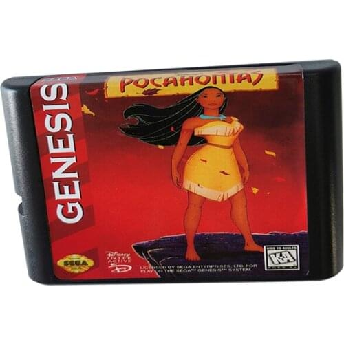 Game Cartridge - Electronic Games 16 BIT MD game Card For PAL And NTSC Version