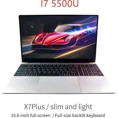 Gaming Laptops 15.6 Inch 1920x1080 Intel i7 5500U Core 4GB/8GB/16GB RAM 128GB 256GB 512GB SSD Portable Computer Spanish Keyboard