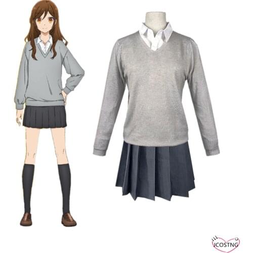 Anime Cosplay Costumes Hori Kyouko Hori San To Miyamura Kun Horimiya JK Uniforms Hori Kyouko Wig Halloween Party Cosplay Costume