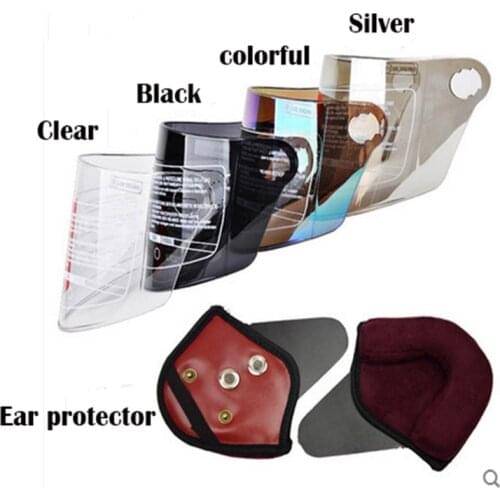Motorcycle Helmet Visor Motocross windproof shelter helmet Glasses+ ear pads for BEON 102 103 Helmet Accessories&Parts