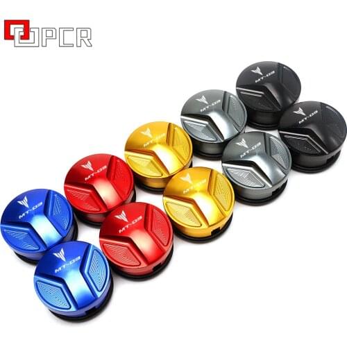Frame Hole Cap For Yamaha YZF R3 R25 MT03 MT25 MT-03 MT-25 Motorcycle Accessories Carved Decorative Cover Plug CNC Aluminum
