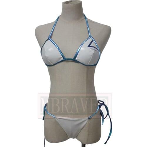 2021 Azur Lane Bismark Sexy swimsuit Bikini Uniform Cosplay Costume Cos Costume Halloween Party Custom Made Any Size