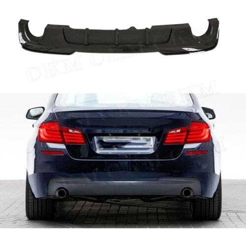 ABS Material Rear Bumper Lip Diffuser For BMW 5 Series F10 F18 M Sport M Tech Sedan 2011-2017