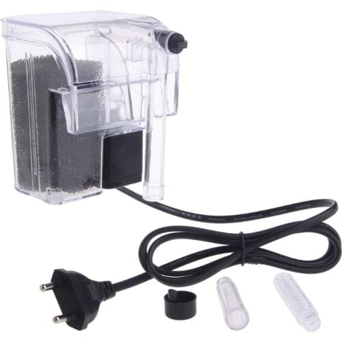 2019 New Waterfall Hang On External Oxygen Pump Water Filter For Aquarium Fish Tank Pet Supplies