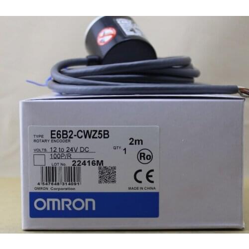 New OMRON Rotary Encoder E6B2-CWZ5B 100P/R free shipping