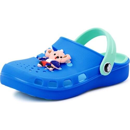 New Kids Sandals Summer Boys Girls Beach Shoes Soft Breathable Lightweight Children Fashion Sports Shoe Baby/Toddler Hole Sandal