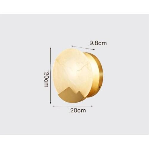Modern Glass Wall Lamp Gold Led Wall Light Fixtures for Home Decor Bedroom Bathroom Mirror Lights Nordic Indoor Luminaire E14