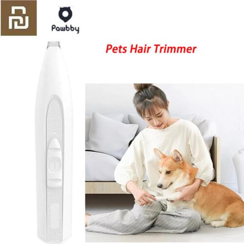 Xiaomi Pawbby Pets Hair Trimmer Dog Cat Shaver Pet Grooming Tool Electrical Shearing Cutter Dog Haircut Paw Shaver Clipper