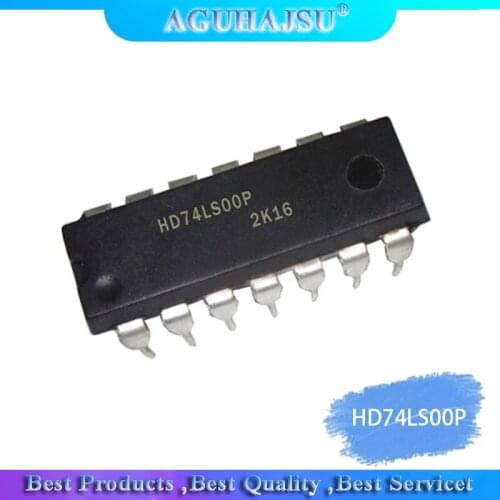 10PCS SN74LS00N HD74LS00P 74LS00 DIP14 2 inputs four NAND gate new original