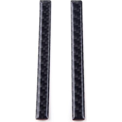 2pcs Car Carbon Fiber GPS Navigation Decoration Strip Trim Sticker Fit For Lexus IS250 IS300 IS350 2014-2018