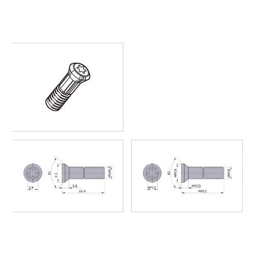 CNC Tool RS5020T 10pcs/lot New Carbide High Quality Screws