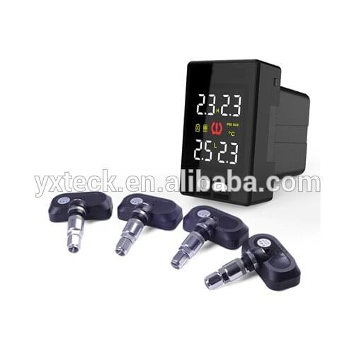 TPMS Tyre Pressure Monitoring Intelligent System + 4 External Sensors for Tire