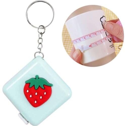 1.5m Cute Tape Measure Mini Body Measuring Ruler Sewing Tailor Soft Flat Sewing Ruler measurement Tool for Tailors Shop