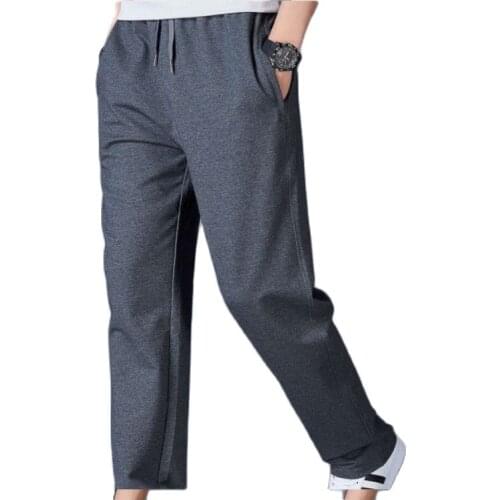 2021 New Mens Casual Pants Sports Pants Fashion Straight Leg Pants Spring And Autumn Pants Big Pants Sports Pants Student Pants