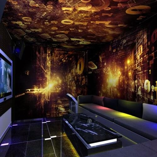 Science Technology Fantasy 3d Papel Murals 3d Wallpaper Murals 3D Photo Mural Wall paper for Background 3d Ceiling Wall Murlas