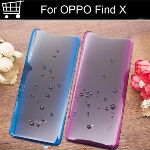 100% New Battery Back Rear Cover Door Housing For OPPO Find X Battery Back Cover OPPOFindX Repair Parts Replacement
