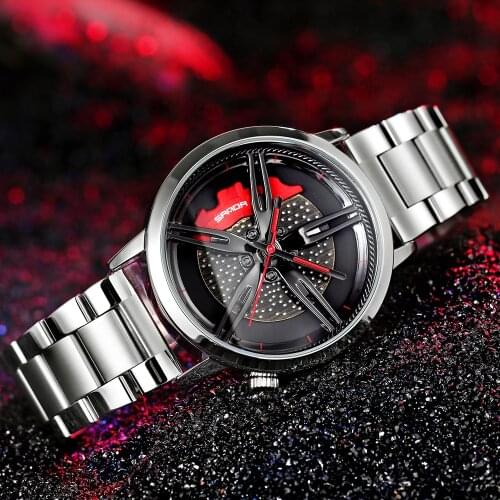 New 2021 Quartz Wristwatch Luminous SANDA Mens Watches Male Clock Business Steel Watch Popular Hot Sell Relogio Masculino