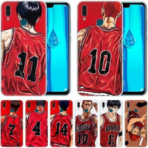 Luxury Silicone Case Anime Slam dunk Sakurag for Huawei Mate 30 20 Lite 10 Pro Y5 Y6 Y7 Pro 2019 Y9 Prime 2019 2018 Y6 Pro 2017