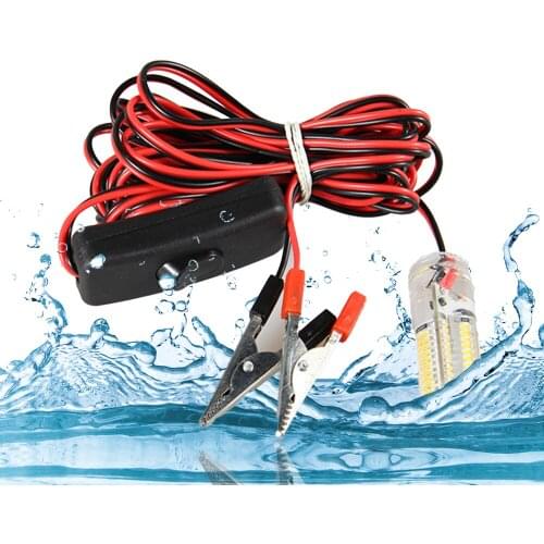 Water Fishing Light Boat 5W LED Squid Lure Lamp Deep Drop Sea Fishing Squid Octopus Cuttle Umbrella Hook Attracting Fishing Ligh