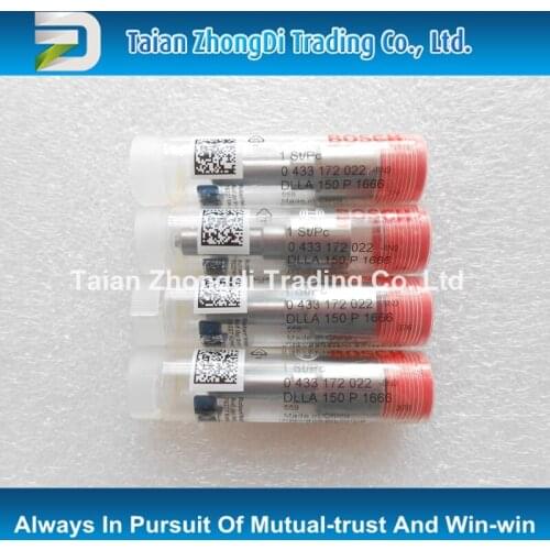TAZONDLI original common rail injection nozzle 0433172022 DLLA150P1666 For 0445110293