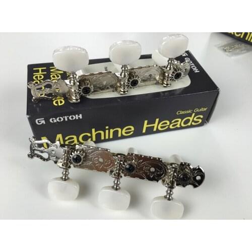GOTOH 35G350 Silver Classical Guitar Machine Heads Tuners MADE IN JAPAN