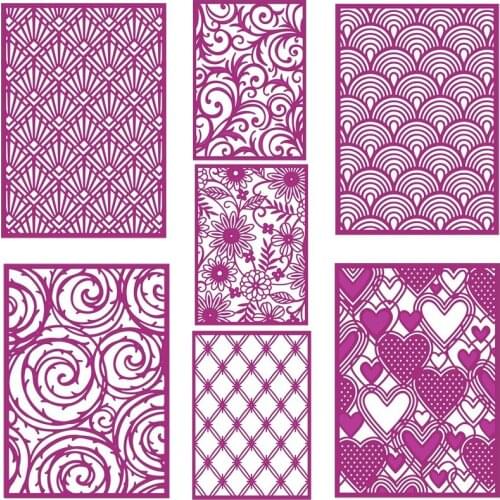 Pop-Up Swirls Hollow Frame Metal Cutting Dies Stencils For DIY Scrapbooking Decoration Embossing Supplier Handcraft Die Cut 2019