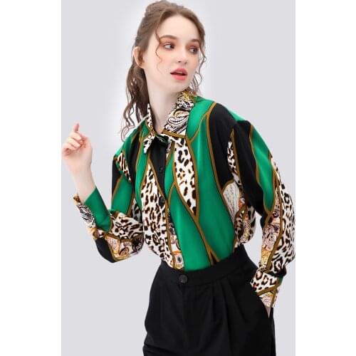 Леопардовые блузки WKOUD China At AliExpress