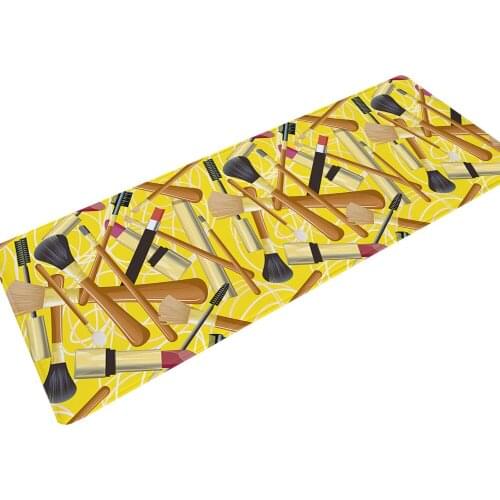 Zeegle Flannel Carpet Anti-slip Kitchen Rug Living Room Decoration Carpet Sofa Foot Mat Yoga Area Rug Bedside Rug Hallway Mat