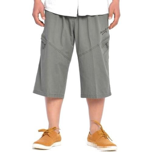 ZY1903-C1124 2020 summer new mens wear big size fashion casual loose 7 minute pants cheap wholesale free shipping