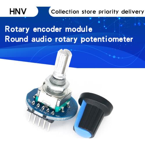 10PCS Rotary Encoder Module 5V Brick Sensor Development Round Audio Rotating Potentiometer Knob Cap for Arduino