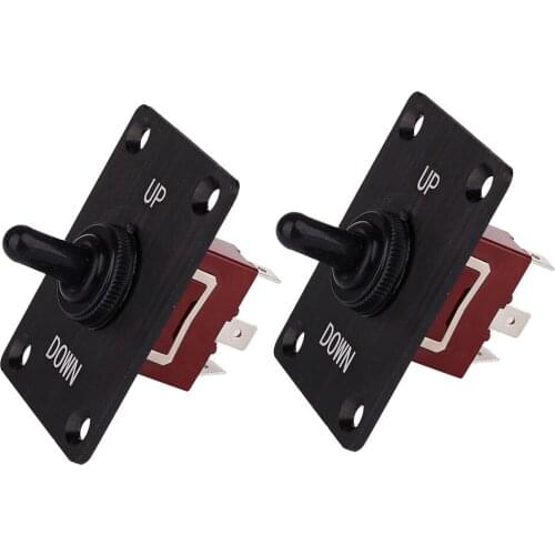 2PCS 3 TERMINAL MOMENTARY TOGGLE SWITCH Off-ON AC 15A 250V ROCKER SWITCH PANEL FOR MARINE BOTA CAR TRUCK