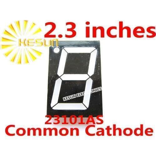 20PCS x 2.3 inches Red 23101AS 23101BS Common Cathode/Anode Single Digital Tube LED Display Module Light Beads