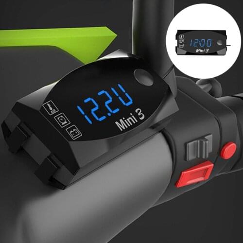 Auto Electronic Clock LED Backlight Digital Display 1pcs Car Digital Clock & Temperature Display Electronic Clock Thermometer