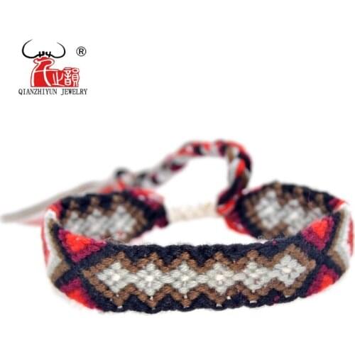 Handmade Bracelet Custom Cotton Wrap Popular Woven Rope String Friendship Bracelets For Women Men Dropshipping Bracelet