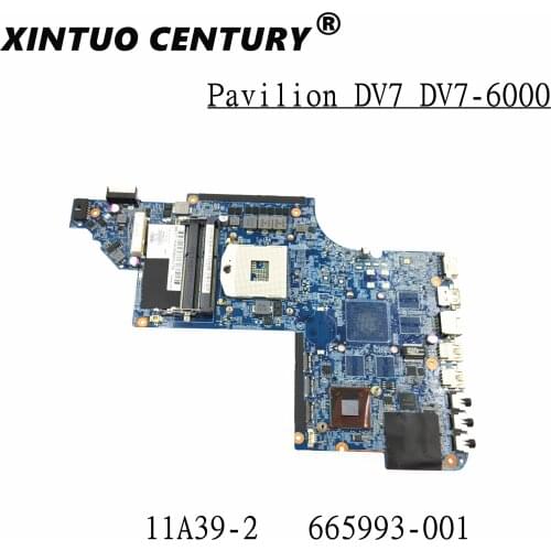 For HP Pavilion DV7-6000 DV7-6B DV7-6C Series DV7T-6C00 Laptop Motherboard 665993-001 HM65 ddr3 UMA full tested