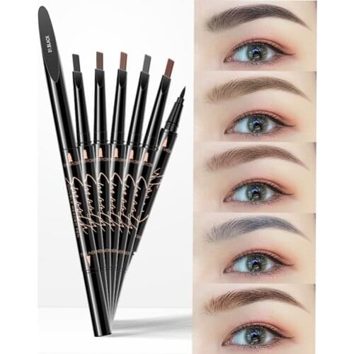 Double-end Eyeline Pencils Winged Eyeliner Stamp Pen Waterproof Eye liner Tatoo Enhancer Tint Korean Cosmetics