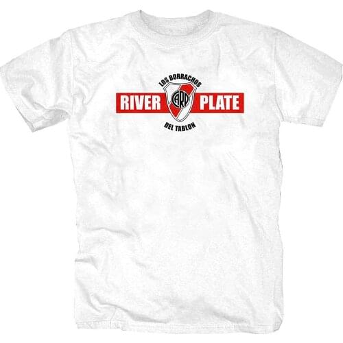 O-Neck Hipster Tshirts T-shirt Shirt River Plate Buenos Aires Argentina South America Ultras Fans Go Print T Shirt Men