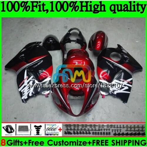 Injection For SUZUKI Hayabusa GSXR-1300 GSXR 1300 56BS.101 GSXR1300 08 09 10 11 12 2008 Factory red 2009 2010 2011 2012 Fairing